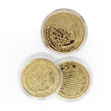 Ten Commandments Gift Coin (Golden)