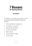 7 Reasons To Have An Abortion - Booklet