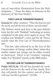 Scientific Facts in the Bible - Booklet