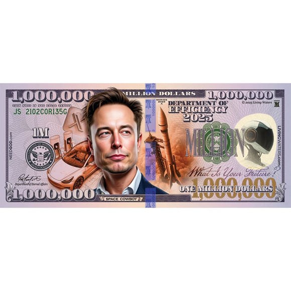 Musk Million Dollar Bill