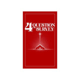 4 Question Survey Pad (Red - Christmas)