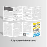 Are You Good Enough to Go to Heaven? x100 (A6 leaflet)