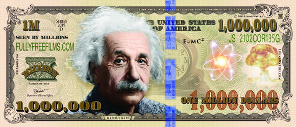 Einstein Million Dollar Bill