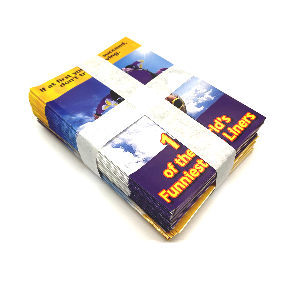 101 of the World's Funniest One Liners - Folded Leaflets x100 – Living ...