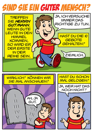 Comic - Sind Sie ein guter Mensch? (German Comic - Are You a Good Person?) - A7 