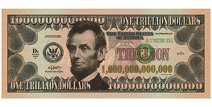 Lincoln Trillion bill